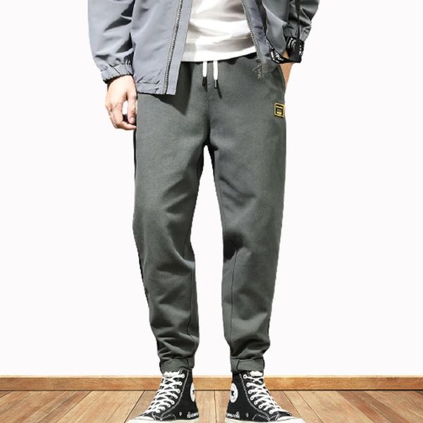 fashionable nine-point casual pants men's loose large size solid color stitching feet harem all-match trousers, Black
fashionable nine-point casual pants men's loose large size solid color stitching feet harem all-match trousers, Black
