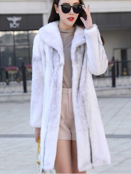 women's fur & faux genuine mink jacket x-long real coat natural color lady's garment wholesale retail oem, Black
women's fur & faux genuine mink jacket x-long real coat natural color lady's garment wholesale retail oem, Black