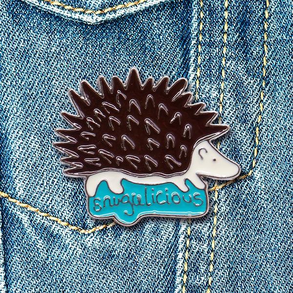 pins, brooches brooch - cute snugulicious cartoon hedgehog enamel badge pin clothing bag accessories small gift, Gray
pins, brooches brooch - cute snugulicious cartoon hedgehog enamel badge pin clothing bag accessories small gift, Gray