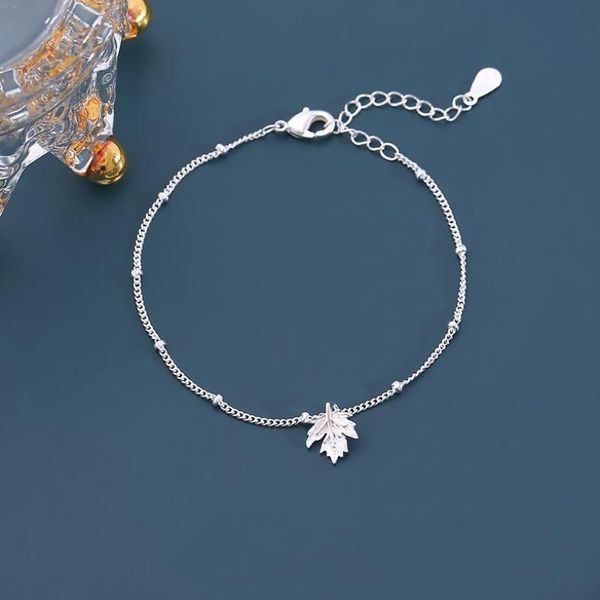 charm bracelets literary bracelet fashion simple leaves pendant bead chain for women jewelry, Golden;silver
charm bracelets literary bracelet fashion simple leaves pendant bead chain for women jewelry, Golden;silver
