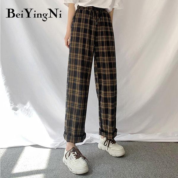 women's pants & capris beiyingni black white plaid women streetwear retro 2021 korean high waist wide leg female oversized trousers clo
women's pants & capris beiyingni black white plaid women streetwear retro 2021 korean high waist wide leg female oversized trousers clo