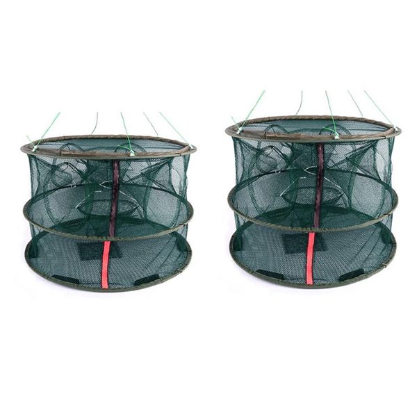 fishing accessories 2 layers 8/9 holes net automatic folding fish shrimp mesh crab cage tackle
fishing accessories 2 layers 8/9 holes net automatic folding fish shrimp mesh crab cage tackle