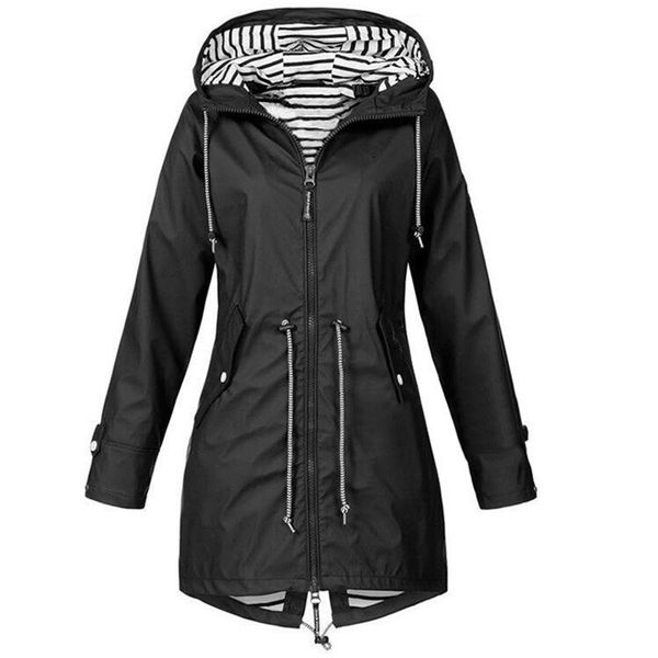 running jackets women's waterproof jacket windproof hooded outdoor medium long camping travel mountaineering raincoat, Black;red
running jackets women's waterproof jacket windproof hooded outdoor medium long camping travel mountaineering raincoat, Black;red