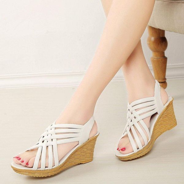 women summer sandals flip flops 2021 fashion rome slip-on non-slip shoes casual wedge zapatos de mujer, Black
women summer sandals flip flops 2021 fashion rome slip-on non-slip shoes casual wedge zapatos de mujer, Black