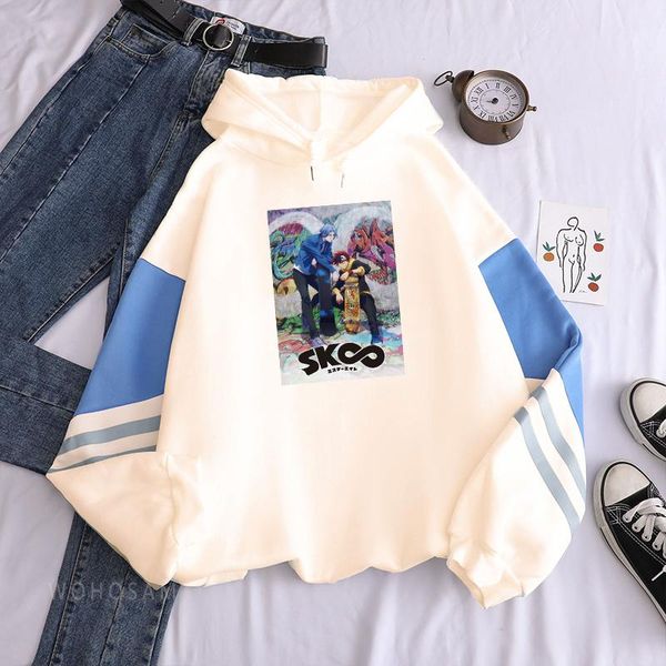 women's hoodies & sweatshirts sk8 the infinity langa and reki cartoon women/men japan anime skateboard poster streetwear patchwork male, Black
women's hoodies & sweatshirts sk8 the infinity langa and reki cartoon women/men japan anime skateboard poster streetwear patchwork male, Black