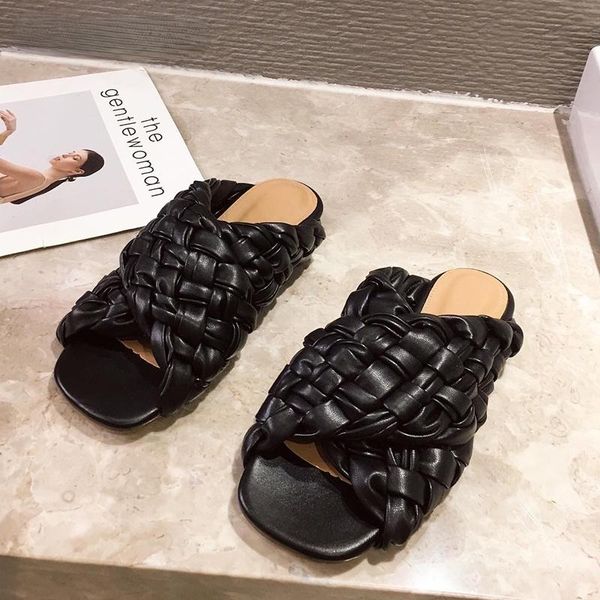 slippers women soft slingback designer summer mules aneikeh cross leather flats ankle wrapped open toe shoes, Black
slippers women soft slingback designer summer mules aneikeh cross leather flats ankle wrapped open toe shoes, Black