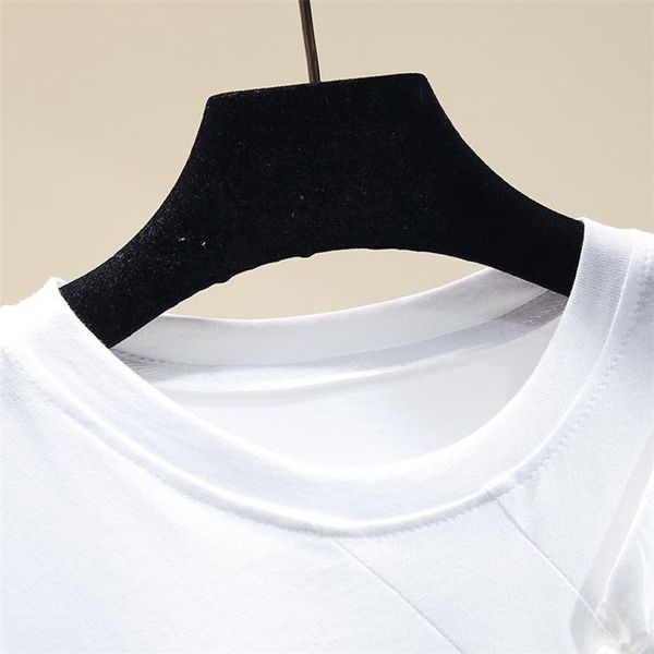 women's t-shirt side bow round neck white pure cotton short sleeve loose women 2021 design summer tees black
women's t-shirt side bow round neck white pure cotton short sleeve loose women 2021 design summer tees black