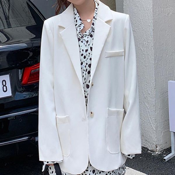 women's suits & blazers fashion women blazer workwear long sleeve leisure slim coat black jacket vintage female outerwear chic fall, White;black
women's suits & blazers fashion women blazer workwear long sleeve leisure slim coat black jacket vintage female outerwear chic fall, White;black