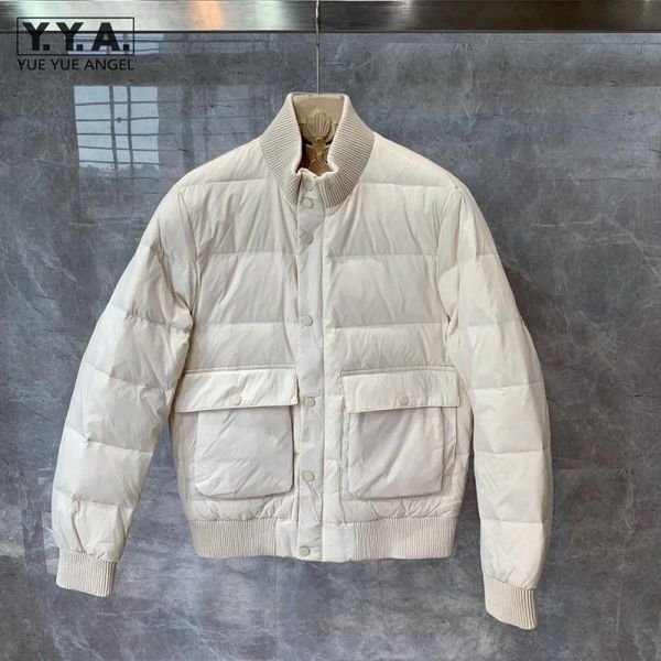 men's down & parkas winter mens stand collar short jacket light weight warm white duck single breasted business man slim fit outwear co, Black
men's down & parkas winter mens stand collar short jacket light weight warm white duck single breasted business man slim fit outwear co, Black