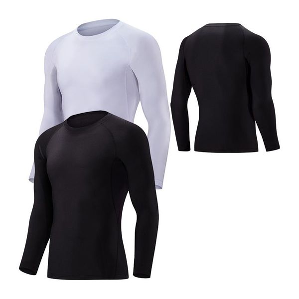 running jerseys brand fitness long sleeves compression tee sports bodybuilding mens football 2021 training shirt, Black;blue
running jerseys brand fitness long sleeves compression tee sports bodybuilding mens football 2021 training shirt, Black;blue