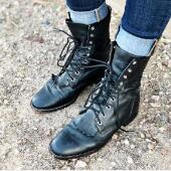 boots women ankle ladies chaussure booties low heels pu leather plus size lace up matin shoes woman zapatos mujer sapato d1419, Black
boots women ankle ladies chaussure booties low heels pu leather plus size lace up matin shoes woman zapatos mujer sapato d1419, Black
