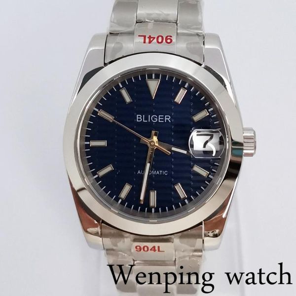 wristwatches bliger 36mm/39mm sterile watch blue luminous yellow/blue/white dial mens watches sapphire glass nh35 automatic, Slivery;brown
wristwatches bliger 36mm/39mm sterile watch blue luminous yellow/blue/white dial mens watches sapphire glass nh35 automatic, Slivery;brown