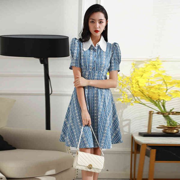 mode summer 2021 female lapel block embroidered vintage exquisite elegant party short dress, Black;gray
mode summer 2021 female lapel block embroidered vintage exquisite elegant party short dress, Black;gray