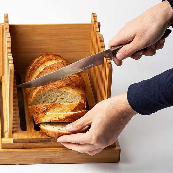foldable adjustable bamboo bread slicer toast sandwich knife mold baking tool kitchen breakfast family & pastry tools
foldable adjustable bamboo bread slicer toast sandwich knife mold baking tool kitchen breakfast family & pastry tools