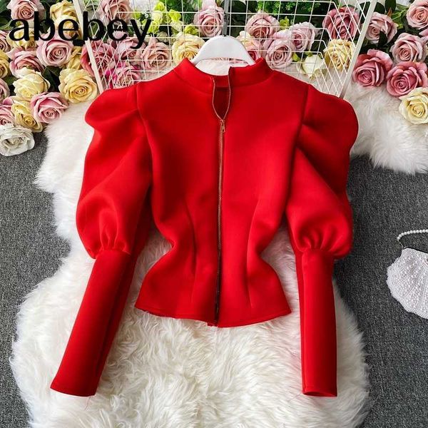 blusas mujer solid stand collar puff sleeve autumn ins high fashion women blouses vintage korean elegant shirts 210715, White
blusas mujer solid stand collar puff sleeve autumn ins high fashion women blouses vintage korean elegant shirts 210715, White