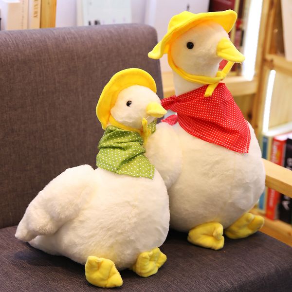 white duck yellow hat cotton stuffed doll yellow bibs red couple ducks girl boy animal plush gift 20/30/40cm
white duck yellow hat cotton stuffed doll yellow bibs red couple ducks girl boy animal plush gift 20/30/40cm