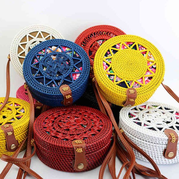 evening bags fashion round beach rattan women summer colorful handmade woven straw bohemia shoulder circle handbag u60k
evening bags fashion round beach rattan women summer colorful handmade woven straw bohemia shoulder circle handbag u60k