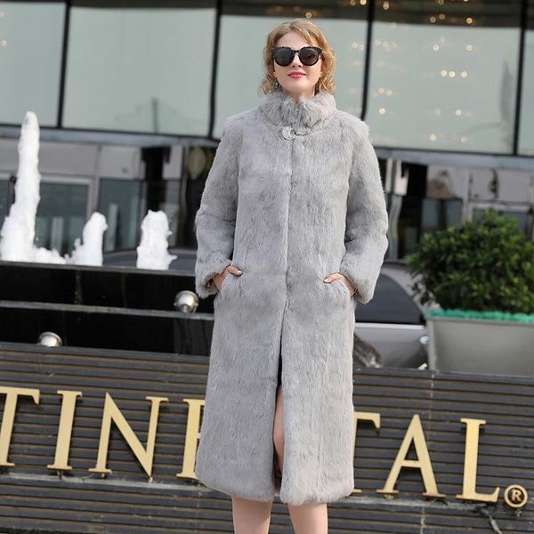 women's fur & faux 2021 thick warm x long customize factory plus size wholesale retail real coat female outwear shinny button sr358, Black
women's fur & faux 2021 thick warm x long customize factory plus size wholesale retail real coat female outwear shinny button sr358, Black