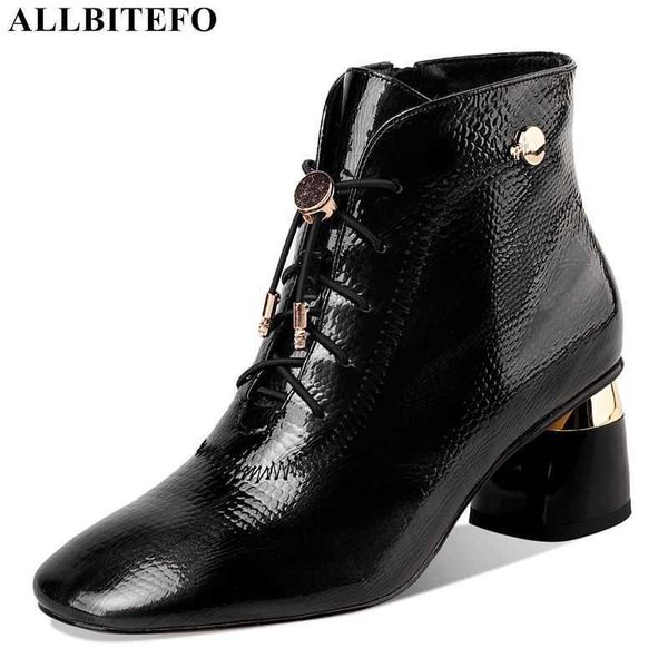 allbitefo square toe genuine leather thick heels ankle boots for women brand high heels party woemn boots women high heel shoes 210611, Black
allbitefo square toe genuine leather thick heels ankle boots for women brand high heels party woemn boots women high heel shoes 210611, Black