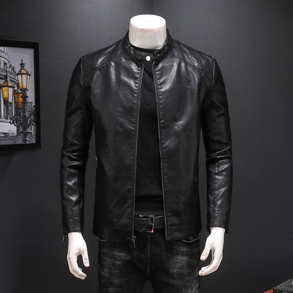 men's fur & faux 2021 fashion autumn male jacket plus size black mens stand collar coats men leather biker jackets
men's fur & faux 2021 fashion autumn male jacket plus size black mens stand collar coats men leather biker jackets