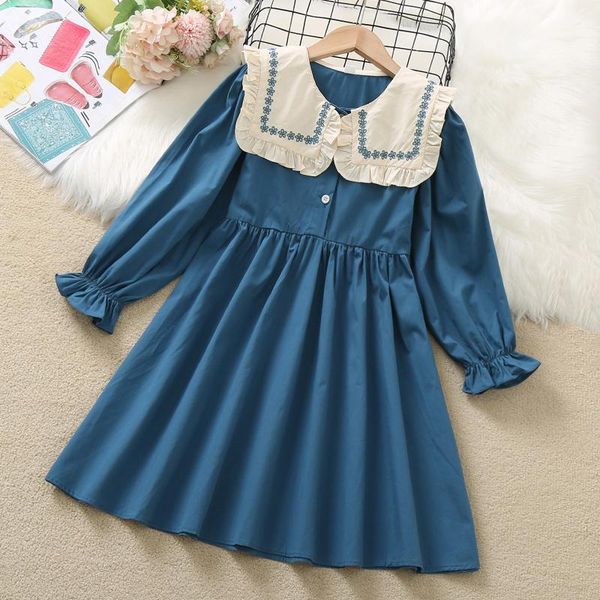 girl's dresses girls for kids autumn embroidery dress cotton children vestidos long sleeve clothes 6 8 10 12 14 years, Red;yellow
girl's dresses girls for kids autumn embroidery dress cotton children vestidos long sleeve clothes 6 8 10 12 14 years, Red;yellow