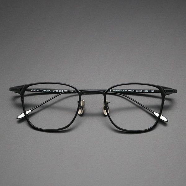 vintage pure titanium glasses frame men square myopia prescription eyeglasses frames 2021 male optical korean eyewear fashion sunglasses, Black
vintage pure titanium glasses frame men square myopia prescription eyeglasses frames 2021 male optical korean eyewear fashion sunglasses, Black