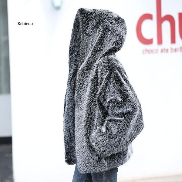 women's fur & faux coat whole skin hooded long windbreaker young winter warm female leisure, Black
women's fur & faux coat whole skin hooded long windbreaker young winter warm female leisure, Black