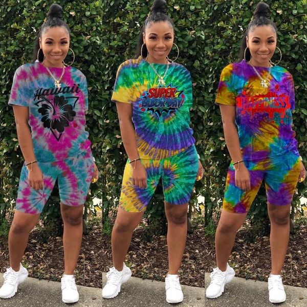 two piece dress 2021 womentie dye print pieces suits sets t-shirt + biker shortsoutfits 2 set fitness women summer tracksuits, White
two piece dress 2021 womentie dye print pieces suits sets t-shirt + biker shortsoutfits 2 set fitness women summer tracksuits, White