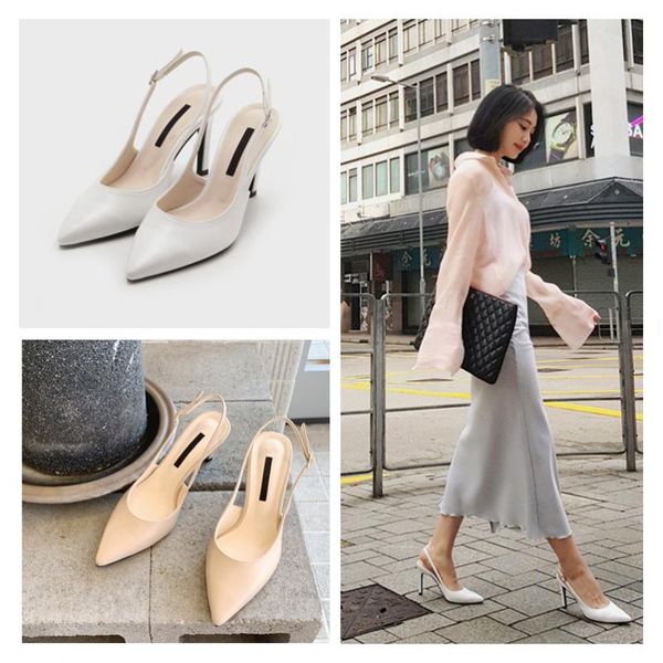 back buckle band sandals woman pointed toe thin high heels mules ladies shoes slip on european party sandalias, Black
back buckle band sandals woman pointed toe thin high heels mules ladies shoes slip on european party sandalias, Black