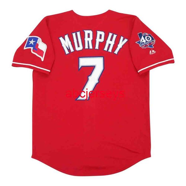 stitched custom david murphy 2012 red 40th anniv red jersey add name number baseball jersey, Black
stitched custom david murphy 2012 red 40th anniv red jersey add name number baseball jersey, Black