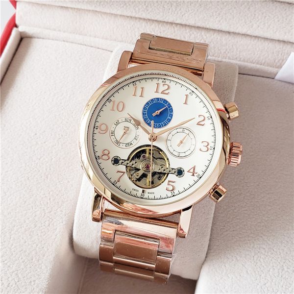 pp patek brand stainless steel mechanical watch mens tourbillon automatic business wristwatches luxury sapphire timepieces chronograph watch, Silver
pp patek brand stainless steel mechanical watch mens tourbillon automatic business wristwatches luxury sapphire timepieces chronograph watch, Silver