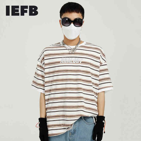 iefb men's wear summer korean stripe t-shirt male's trend loose letter print round neck short sleeve causal 9y7109 210524, White;black
iefb men's wear summer korean stripe t-shirt male's trend loose letter print round neck short sleeve causal 9y7109 210524, White;black