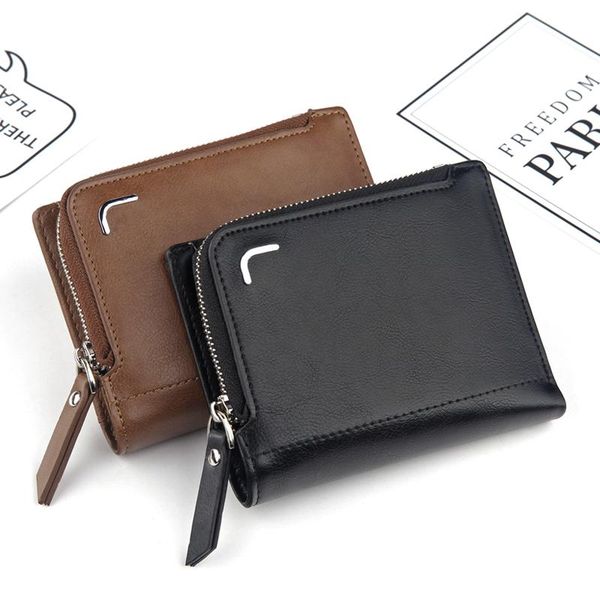 wallets men's wallet short retro multi-card zipper bag large-capacity driver's license coin purse, Red;black
wallets men's wallet short retro multi-card zipper bag large-capacity driver's license coin purse, Red;black