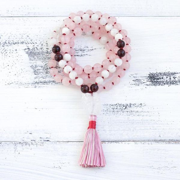 mala beads 108 collar raw rough q-uartz pendant with tassel necklace knotted spiritual jewelry for women chains, Silver
mala beads 108 collar raw rough q-uartz pendant with tassel necklace knotted spiritual jewelry for women chains, Silver