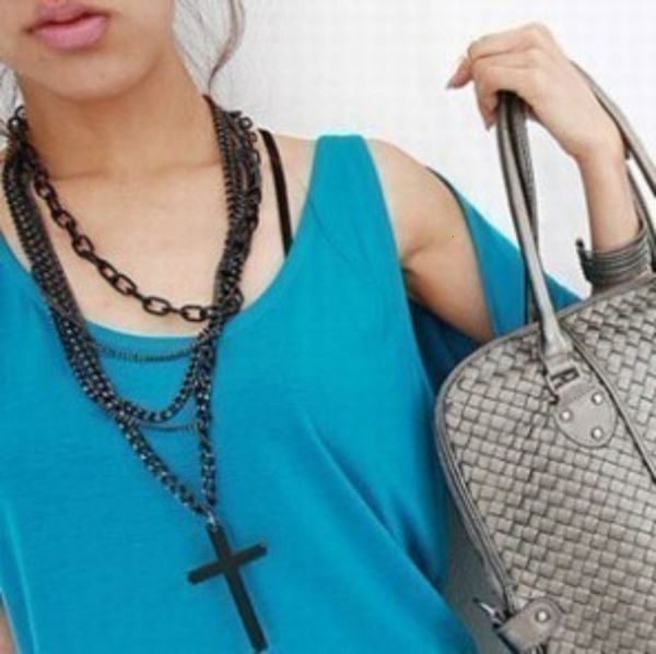 accessories women's jewelry fashion multi-layer pendant cross necklace versatile clothing sweater chain, Silver
accessories women's jewelry fashion multi-layer pendant cross necklace versatile clothing sweater chain, Silver