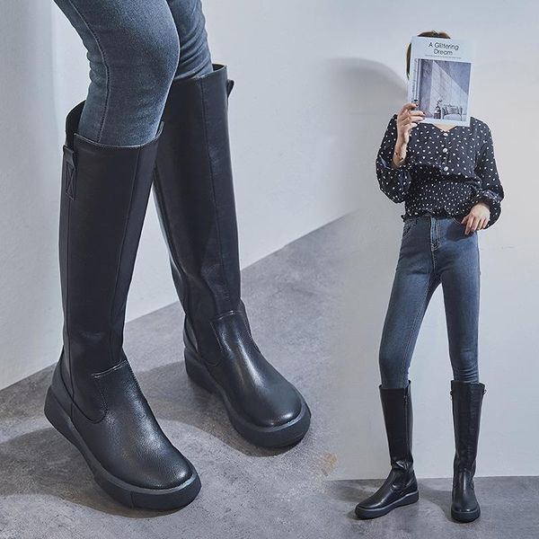 boots platform heels knee high women zipper designer shoes woman booties long female chunky for 2021, Black
boots platform heels knee high women zipper designer shoes woman booties long female chunky for 2021, Black