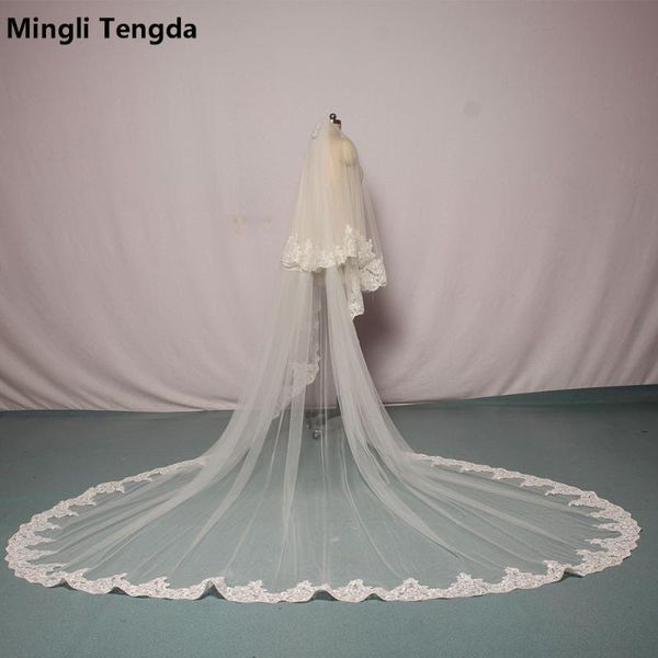bridal veils mingli tengda ivory/white veil lace two layers 3 m long wide wedding elegant lady cathedral with comb, Black
bridal veils mingli tengda ivory/white veil lace two layers 3 m long wide wedding elegant lady cathedral with comb, Black