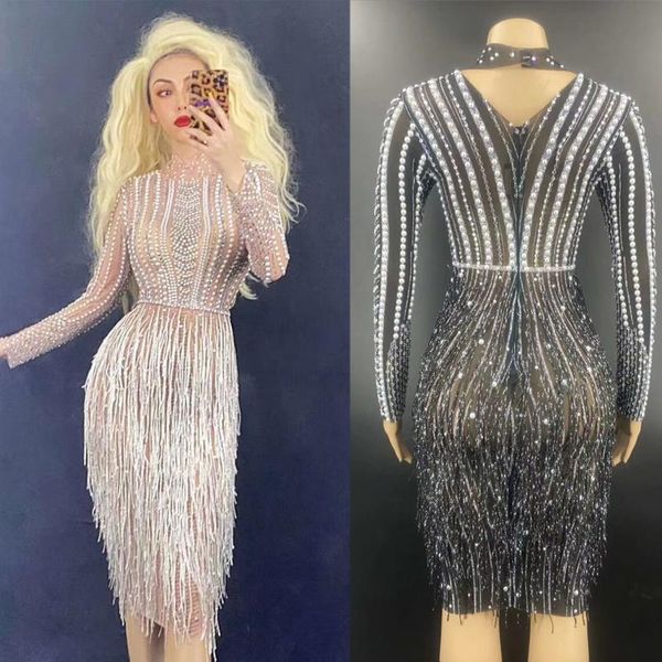 stage wear sparkly pearl diamond long sleeve dress tassel fringed short dresses women latin dance birthday celebrate xs2286, Black;red
stage wear sparkly pearl diamond long sleeve dress tassel fringed short dresses women latin dance birthday celebrate xs2286, Black;red