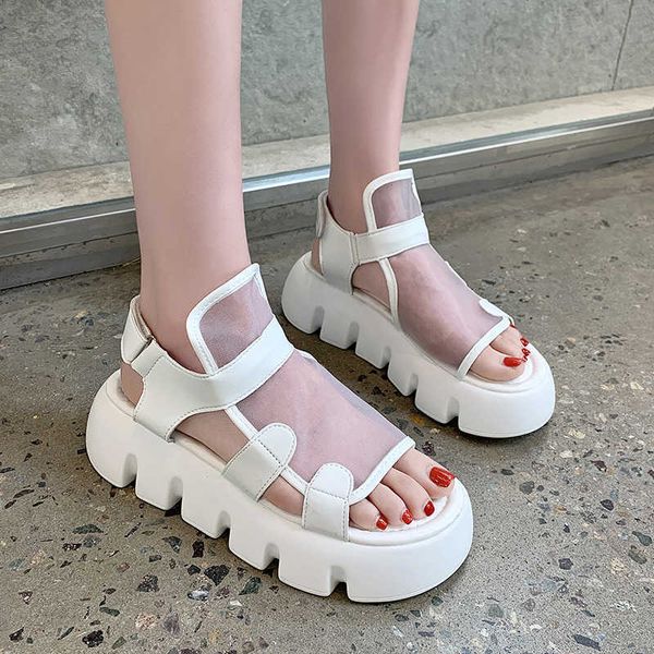 sandals fashion mesh summer women's platform 2021 round toe chunky casual woman comfy non-slilp beach shoes iqez, Black
sandals fashion mesh summer women's platform 2021 round toe chunky casual woman comfy non-slilp beach shoes iqez, Black