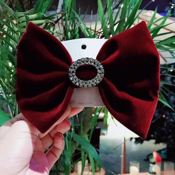 hair accessories handmade velvet big bows for girls crystal hairpins luxury rhinestone jewelry clips pin headpiece women
hair accessories handmade velvet big bows for girls crystal hairpins luxury rhinestone jewelry clips pin headpiece women