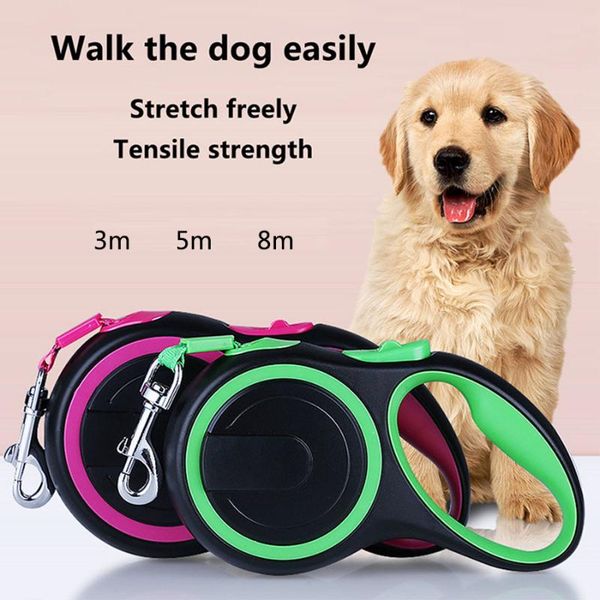 3m 5m 8m leashes for dog nylon automatic rope traction small medium large leash collars &
3m 5m 8m leashes for dog nylon automatic rope traction small medium large leash collars &