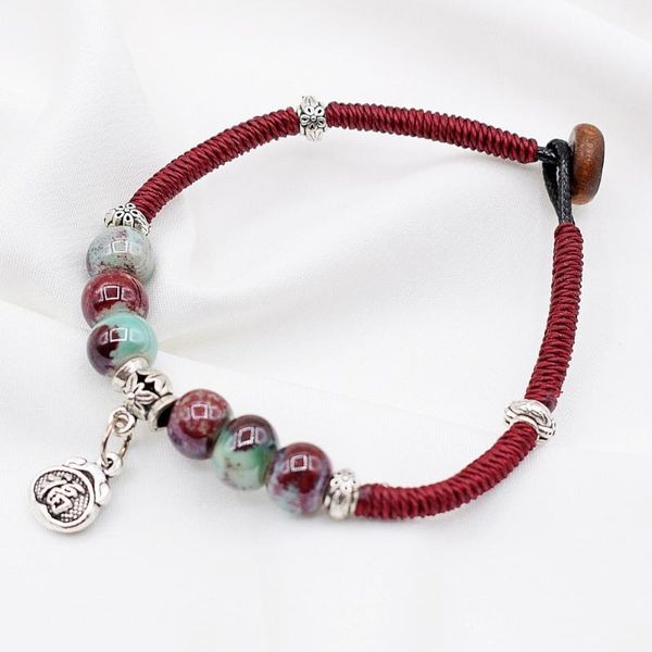 charm bracelets 1pc literature and art retro style primary school fresh student ceramic woven bracelet girl's hand ornament, Golden;silver
charm bracelets 1pc literature and art retro style primary school fresh student ceramic woven bracelet girl's hand ornament, Golden;silver