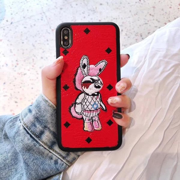 

Fashion Designer Embroidered Phone Cases for iPhone 15 14 13 12 11 pro max Xs XR Xsmax 8 plus Leather Luxury Cellphone Cover with Samsung Note20 S21 S22 S23 ultra, M8