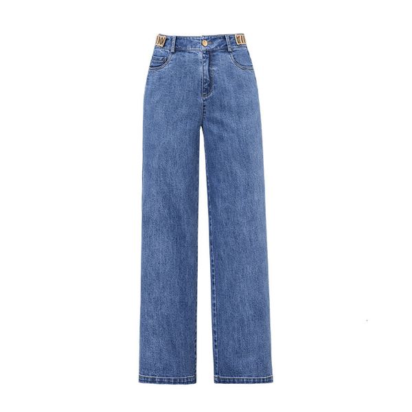 jeans women's spring and summer korean style jeans stretch high waist slim wide-leg pants trousers, Blue
jeans women's spring and summer korean style jeans stretch high waist slim wide-leg pants trousers, Blue
