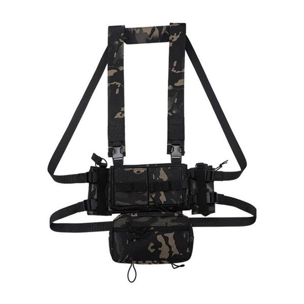 summer cs wargame chest rig tactical vest military gear pack magazine pouch holster molle system waist men nylon swat hunting jacket jackets, Camo;black
summer cs wargame chest rig tactical vest military gear pack magazine pouch holster molle system waist men nylon swat hunting jacket jackets, Camo;black