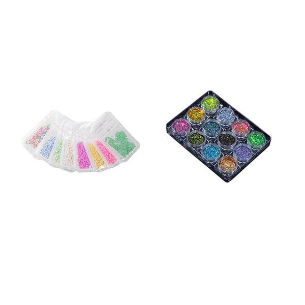 nail art decorations 8pcs luminous crystal mixed size rhinestone with powder pigment set fluorenscence spangle glitter, Silver;gold
nail art decorations 8pcs luminous crystal mixed size rhinestone with powder pigment set fluorenscence spangle glitter, Silver;gold