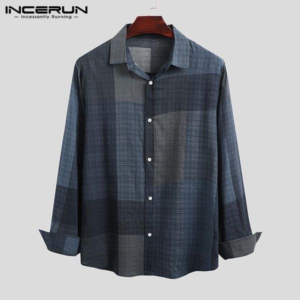 men's casual shirts men plaid shirt cotton turn down collar long sleeve breathable vintage brand streetwear camisa masculina, White;black
men's casual shirts men plaid shirt cotton turn down collar long sleeve breathable vintage brand streetwear camisa masculina, White;black