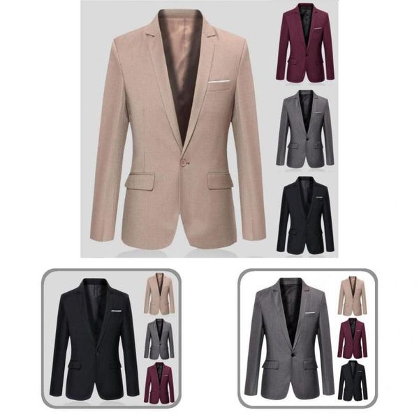 men's suits & blazers casual single button slim business blazer cardigan suit jacket unique cutting for office, White;black
men's suits & blazers casual single button slim business blazer cardigan suit jacket unique cutting for office, White;black