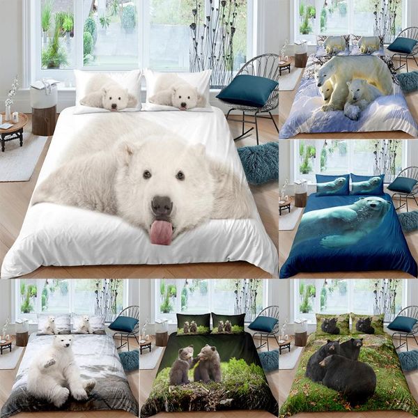 bedding sets polar bears set 3d cute cartoon printed duvet cover bedclothes 2/3pcs home textiles luxury kids bedspread
bedding sets polar bears set 3d cute cartoon printed duvet cover bedclothes 2/3pcs home textiles luxury kids bedspread
