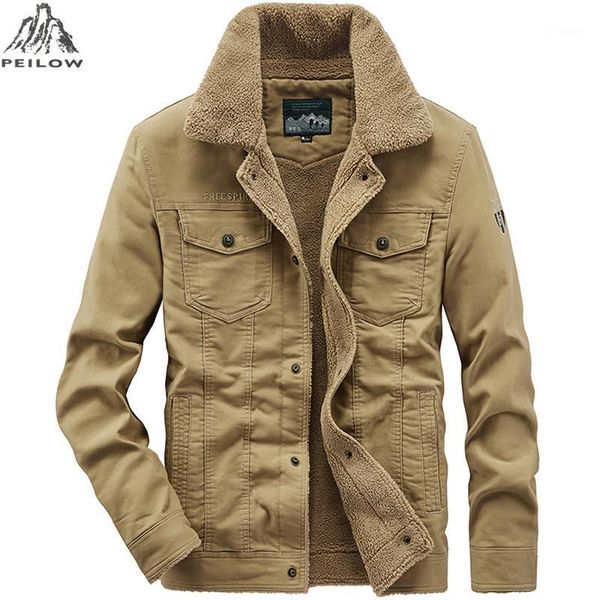 size 7xl 8xl fleece jackets mens winter 100% cotton tactical cargo coats male pilot bomber jacket fur parkas for clothing men's, Black;brown
size 7xl 8xl fleece jackets mens winter 100% cotton tactical cargo coats male pilot bomber jacket fur parkas for clothing men's, Black;brown
